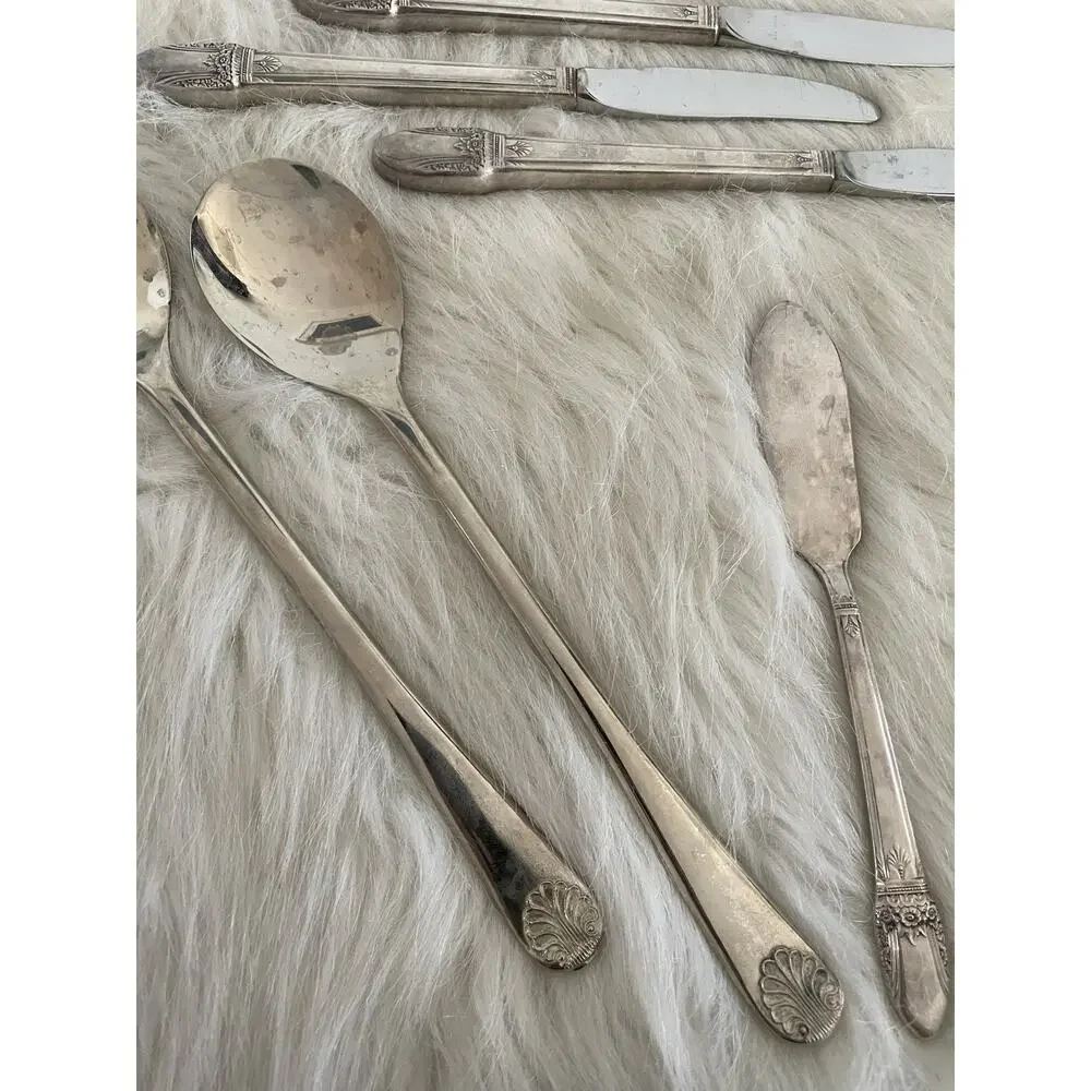 Vintage 1847 Rogers Bros First Love,1937, Service for 8, 52 Piece Set
